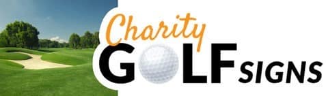 Charity Golf Tournament Tee Sign